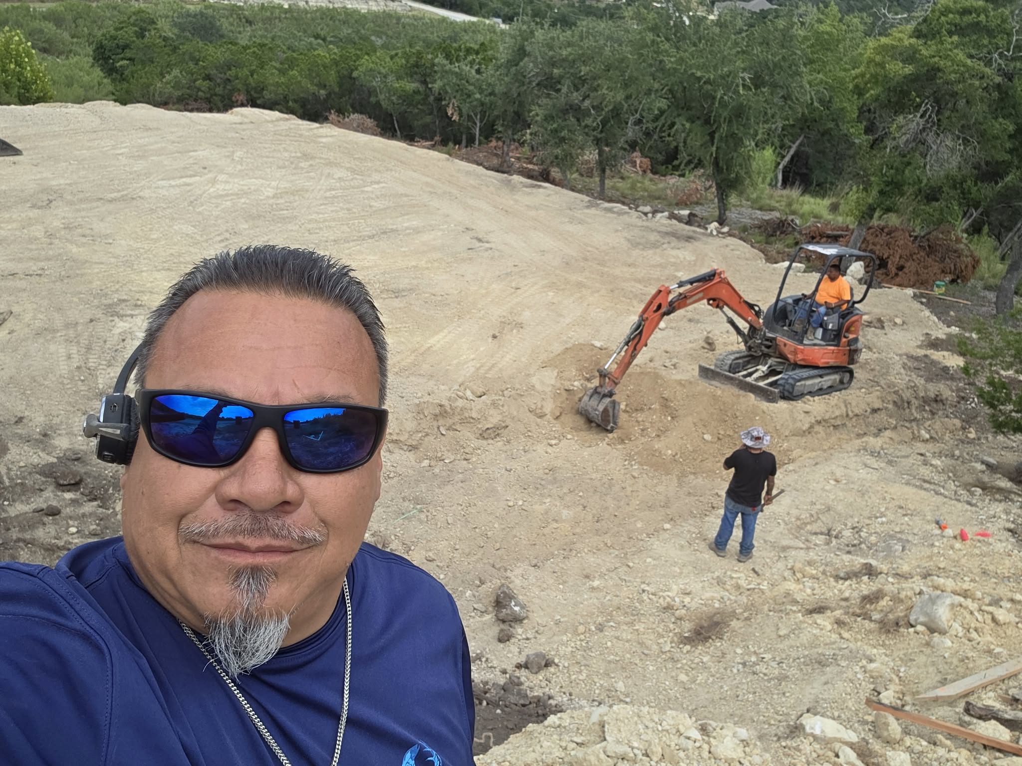 Domingo Casias on a job site